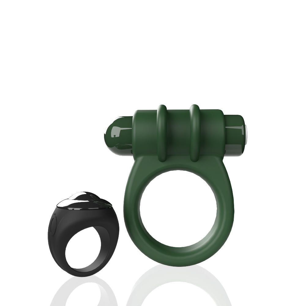 Screaming O Remote Controlled Switch Vibrating  Ring - Green-4