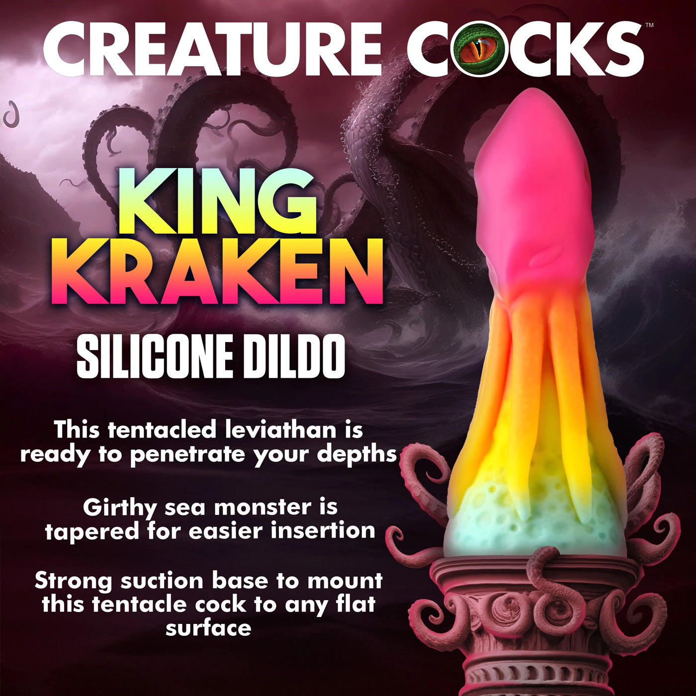 King Kraken Silicone Dildo-4