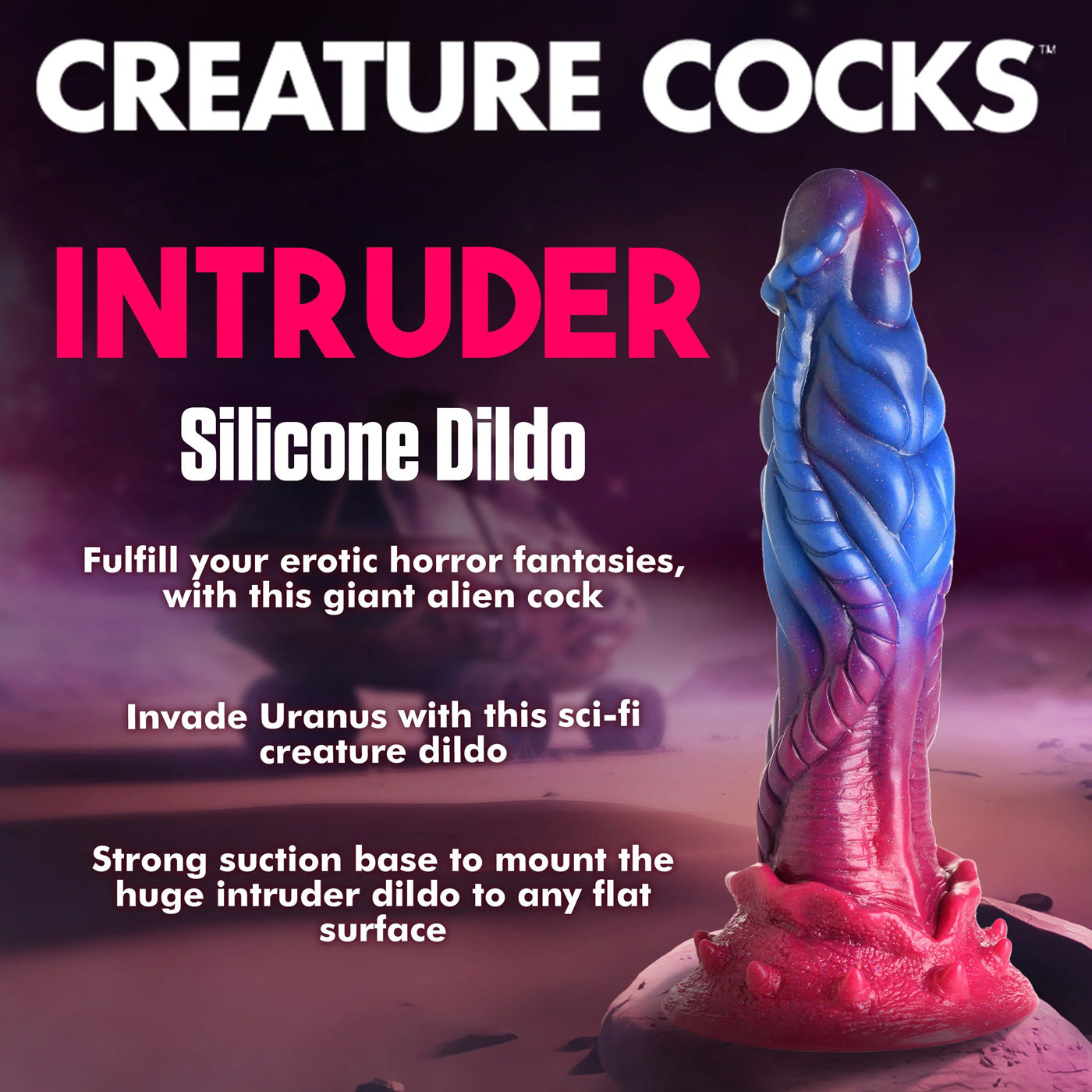 Intruder Alien Silicone Dildo-4
