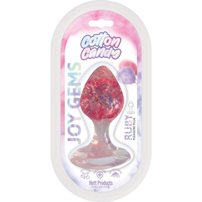 Cotton Candy - Joy Gems Ruby Butt Plug-0