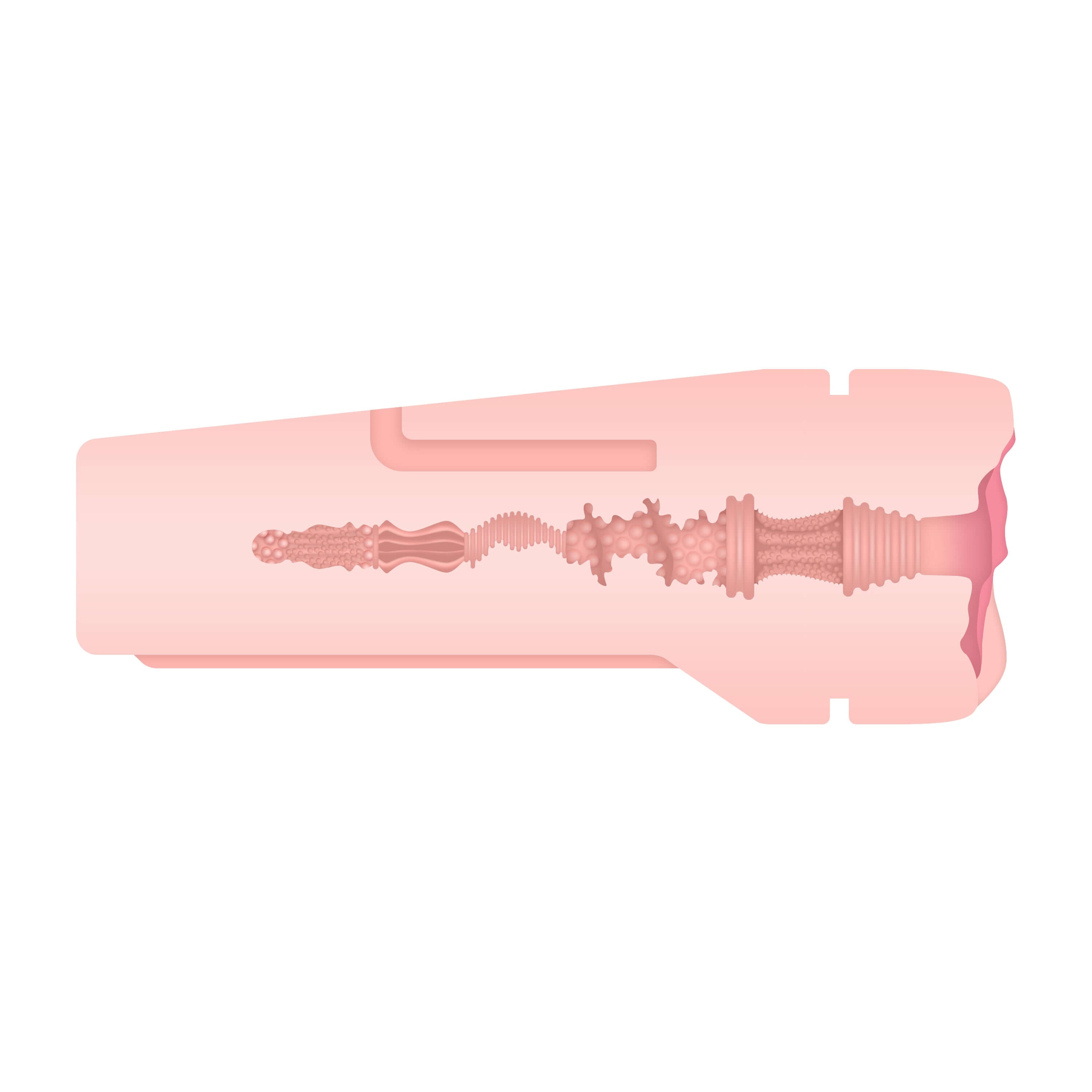 Zero Tolerance Grip It Realistic Stroker showing the lifelike canister-style design and textured internal sleeve.