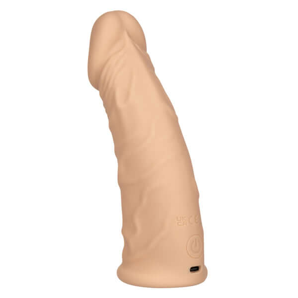 Performance Maxx Rechargeable Vibrating Extension 7" - Ivory-2