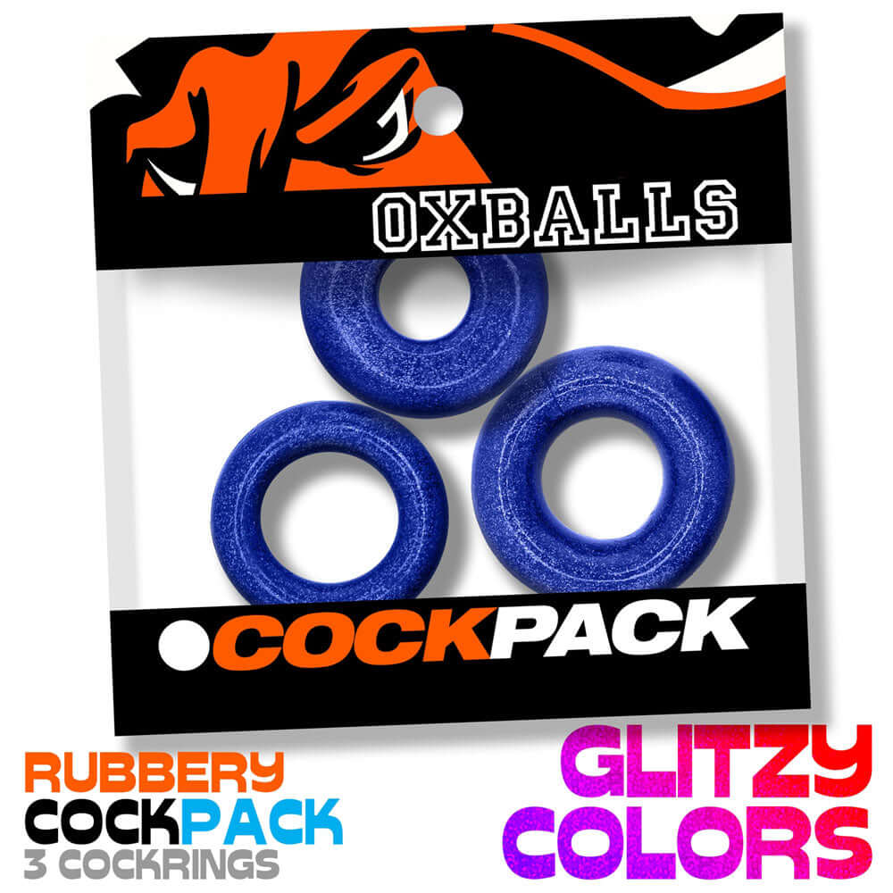 Cockpack Multi Design 3 Pack - Blue Fire-2