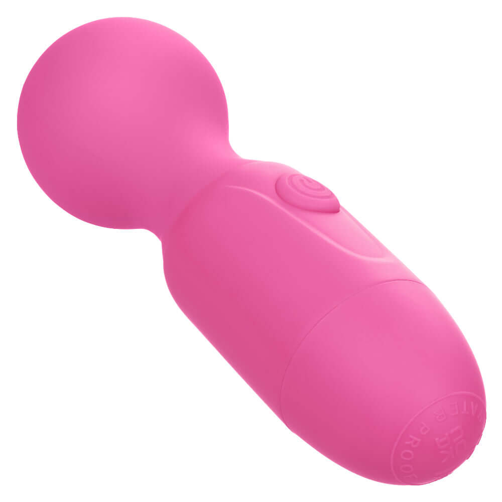 First Time Rechargeable Massager Pink compact personal massager with a vibrant pink design.