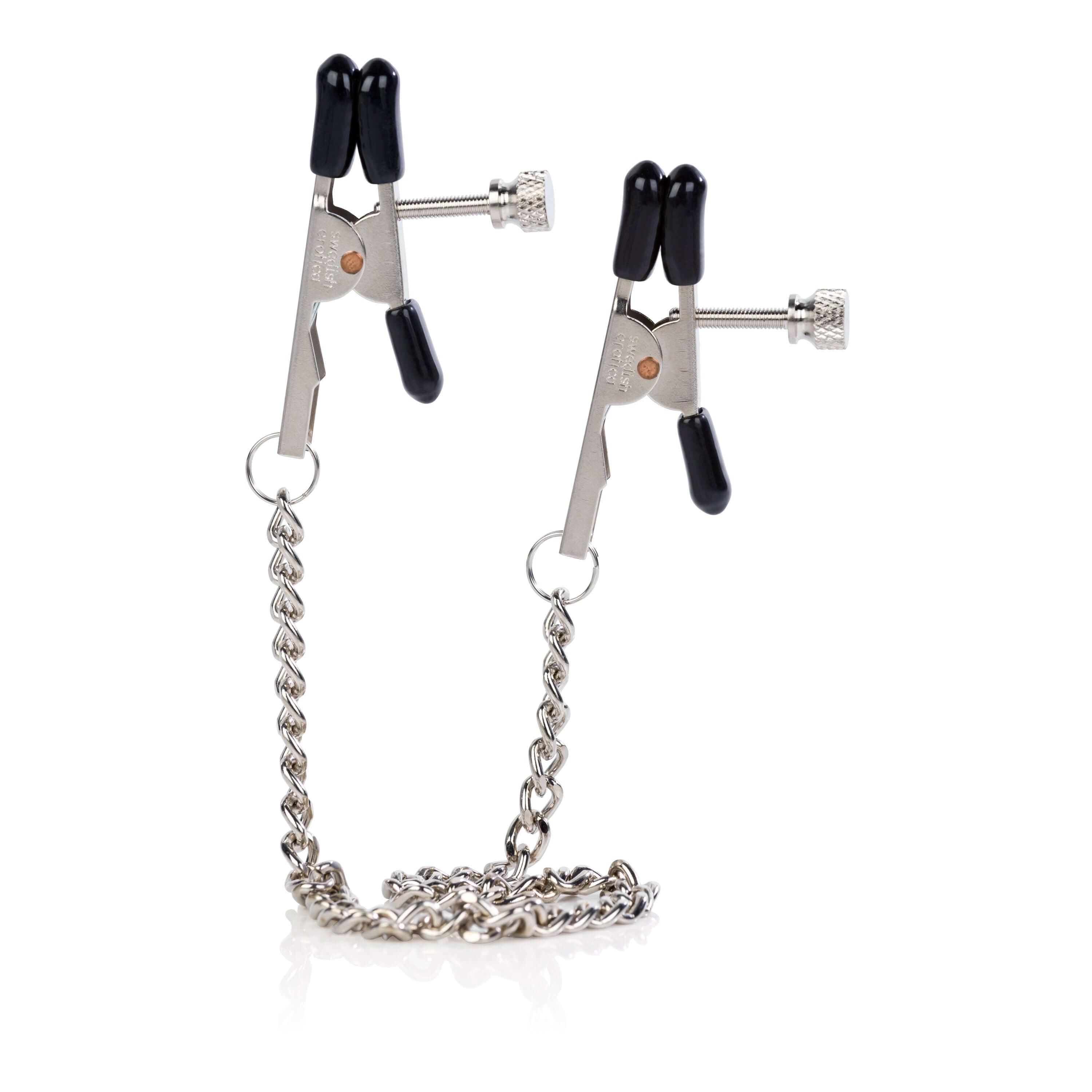 Nipple Play Bull Nose Nipple Clamps featuring adjustable pressure and stylish restraint for adult exploration.