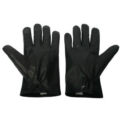 Strict Leather Vampire Gloves Large made from lambskin leather with metal tacks for sensory play.