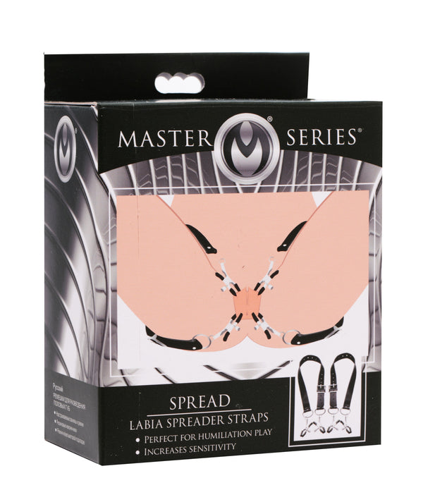 Spread Labia Spreader Straps With Clamps-0