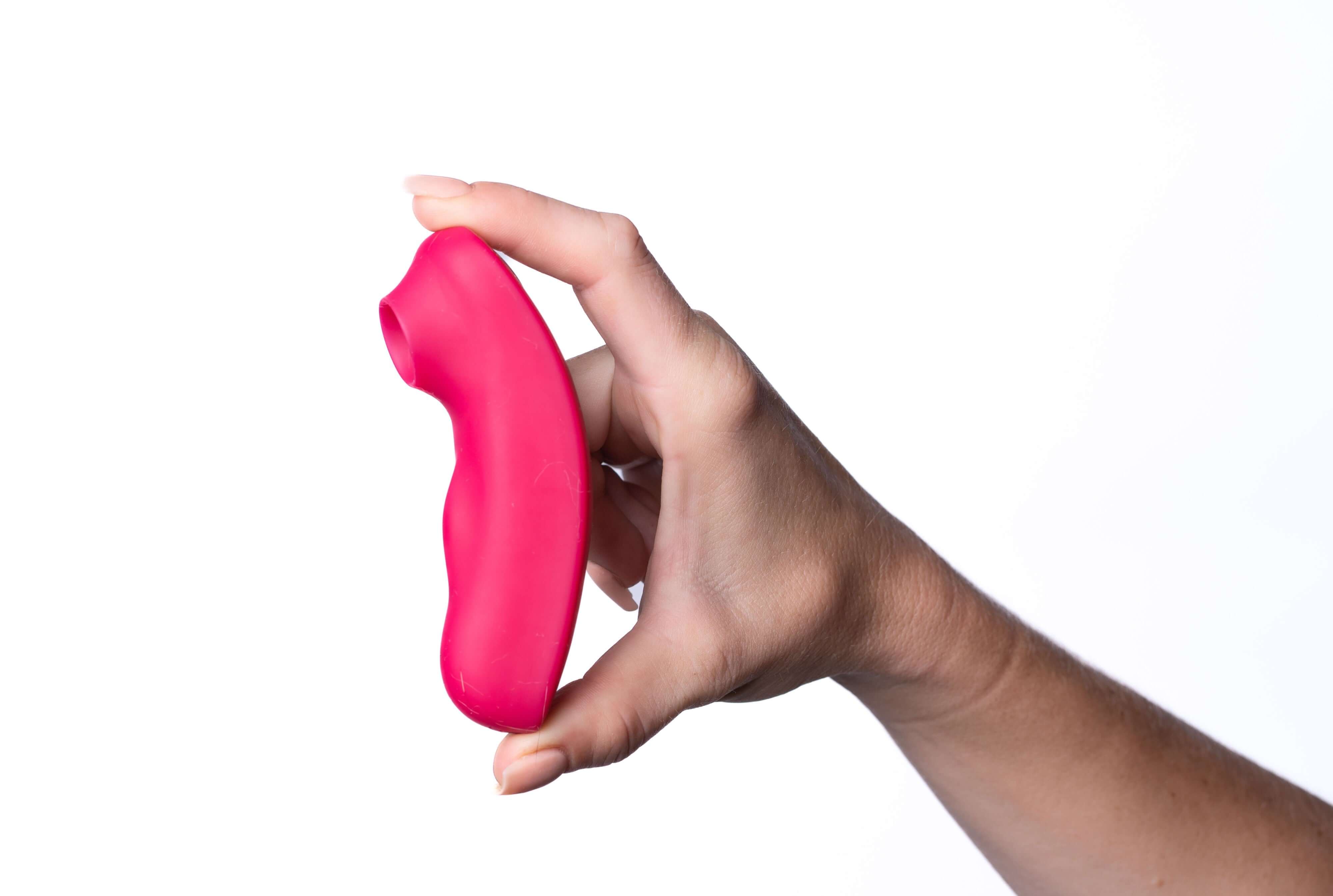 Remi 15-Function Rechargeable Remote Control   Suction Panty Vibe - Red-6