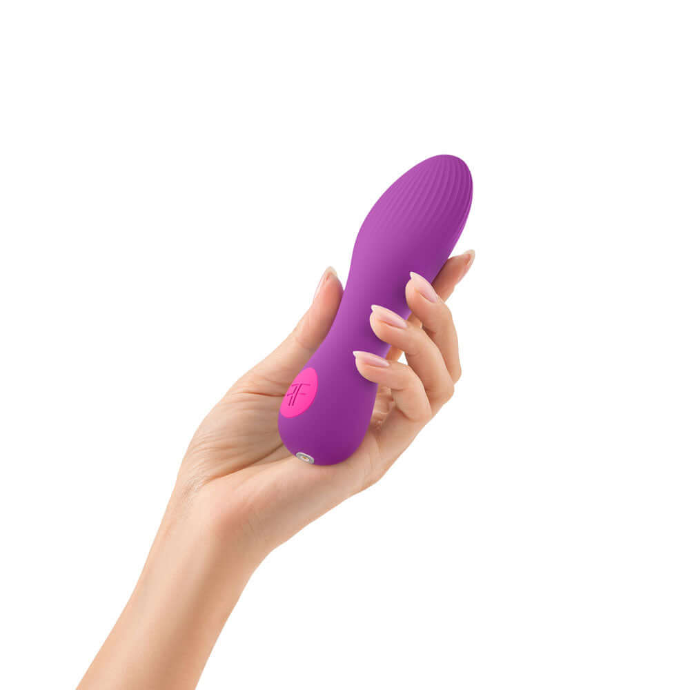 Solia Bullet Flat Tipped Vibrator - Purple-1