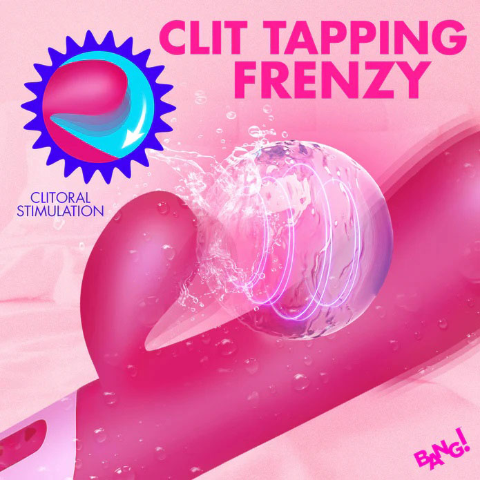 Clit Tapping Vibrating Rabbit - Pink-3