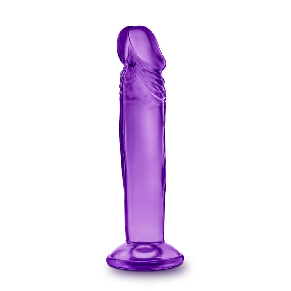 B Yours - Sweet n' Small 6 Inch Dildo With Suction Cup - Purple-3