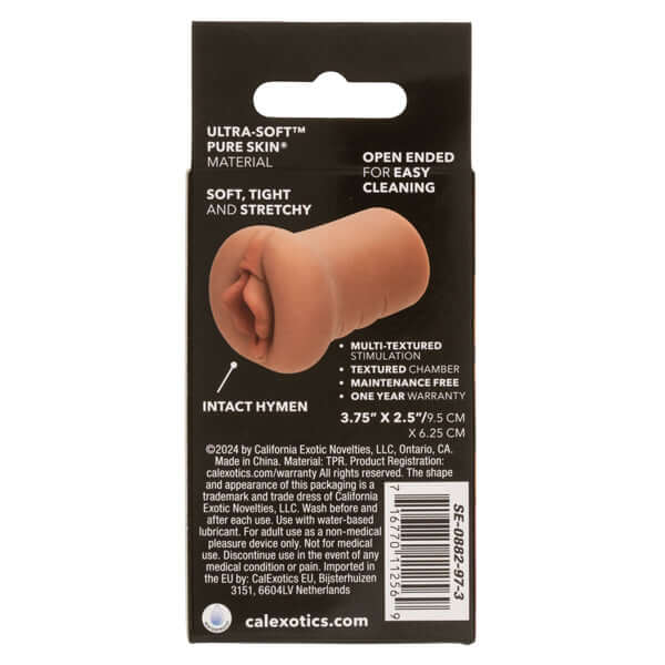 Cheap Thrills Cherry Poppers the Sorority Girl Tan packaging showing ultra-soft Pure Skin material and features.