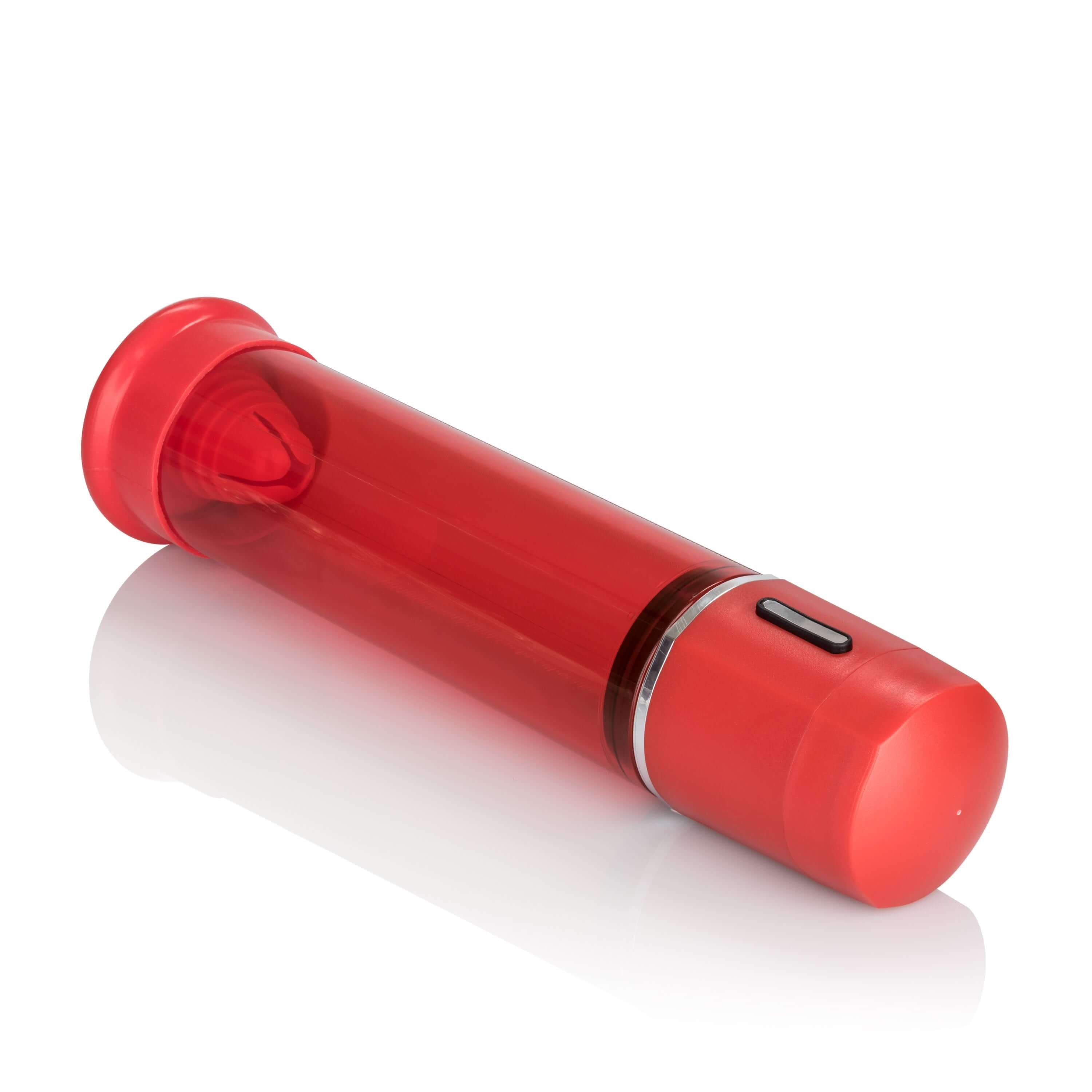 Advanced Firemans Penis Pump Red, fully automatic vacuum pump for enhanced performance and erection quality.