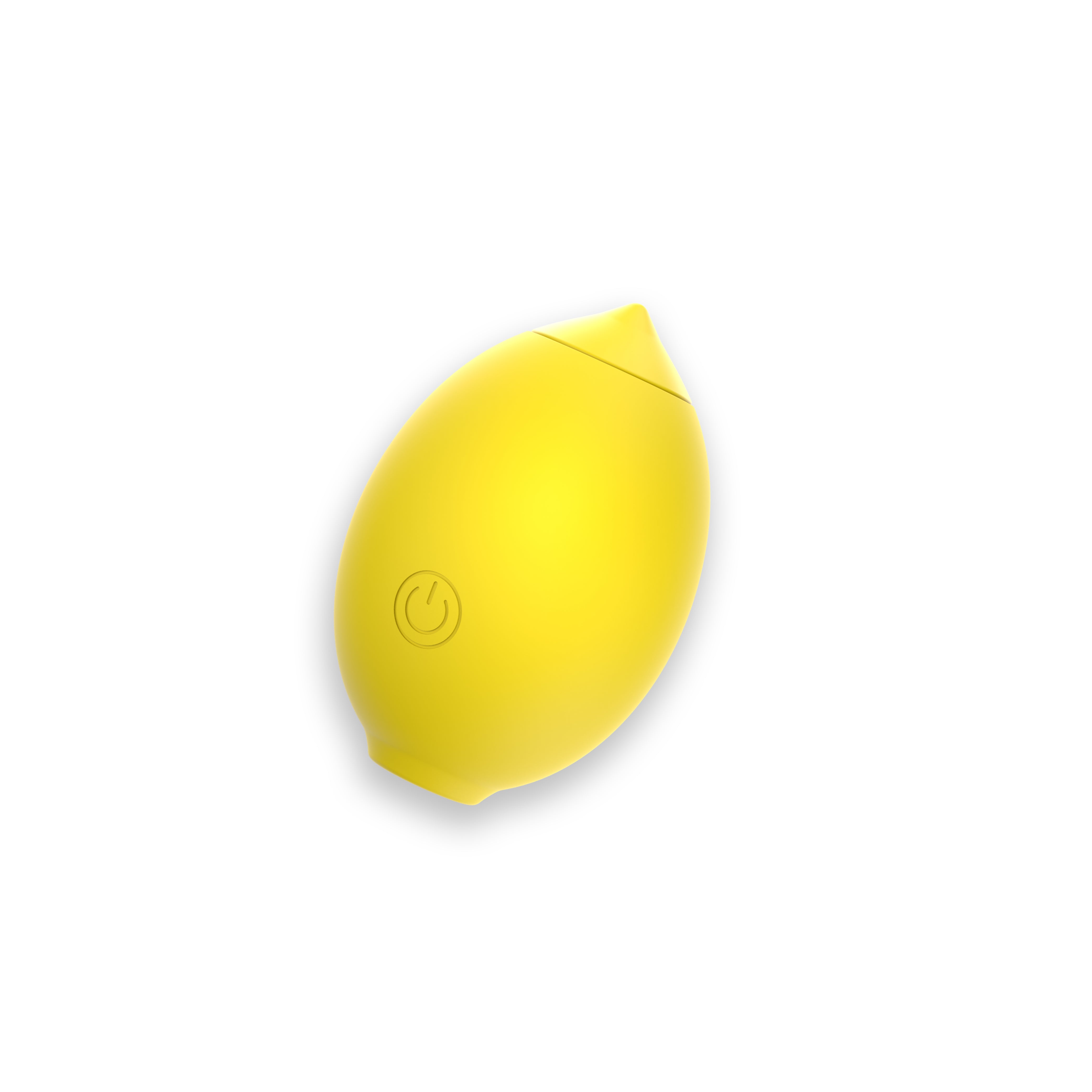 Dreamii Lemon Bliss Air Suction Massager in bright yellow, a playful rechargeable pleasure device for stimulating sensations.