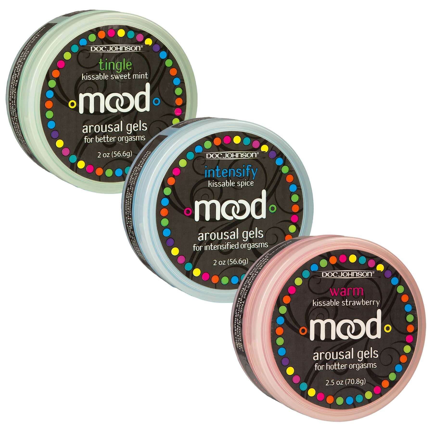 Mood Arousal Gels - Warm, Tingle, Intensify Bulk-1
