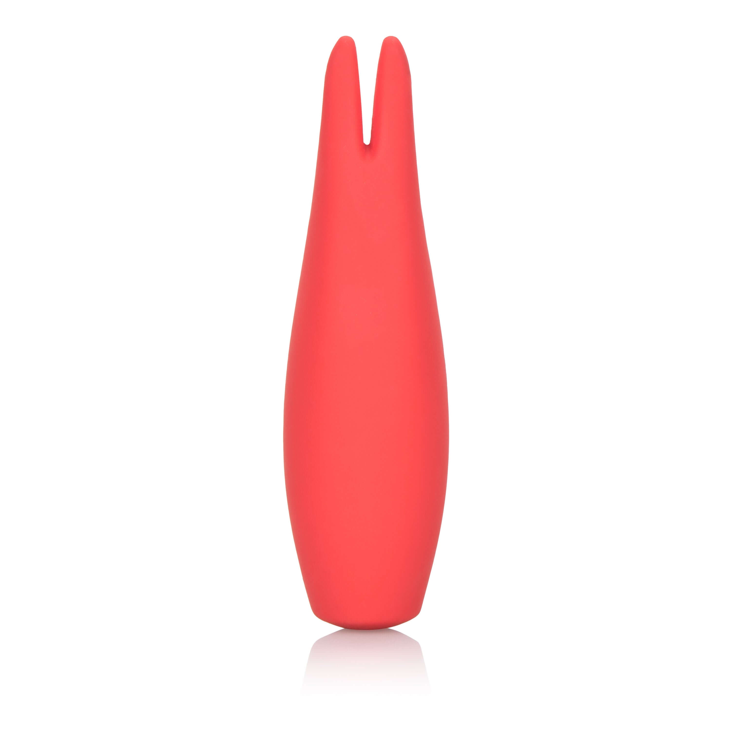 Red Hot Flare Clitoral Massager in vibrant red, designed for discreet pleasure and powerful performance.