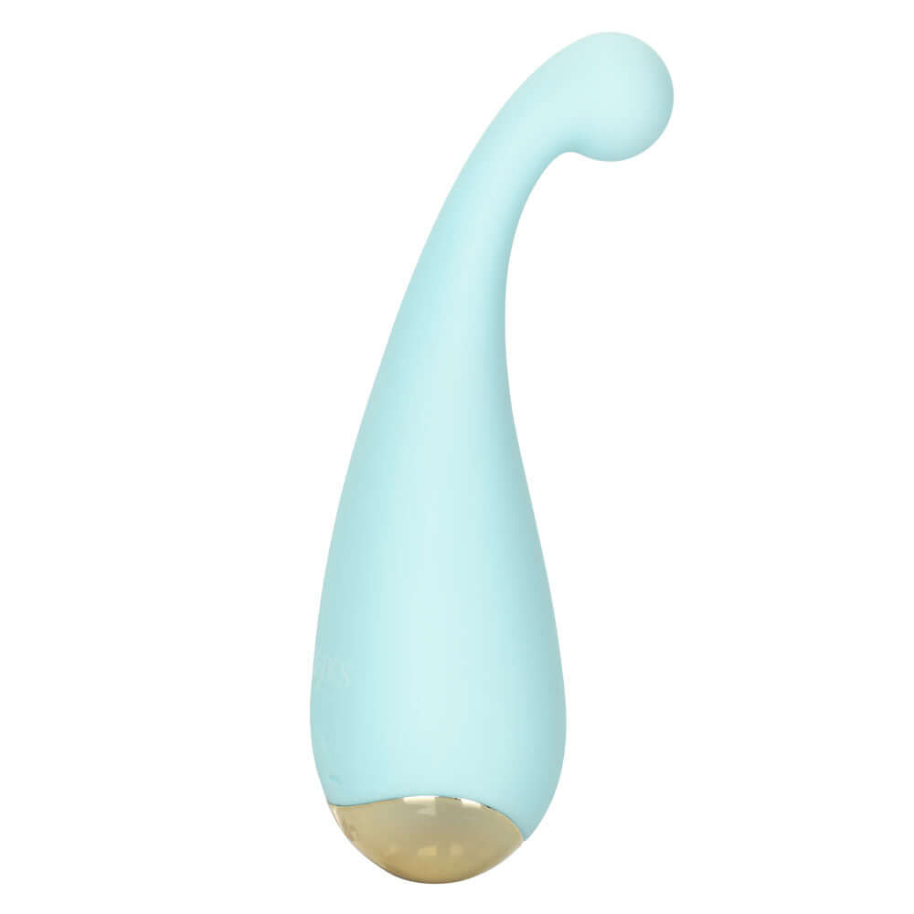 Slay Thrill Me Clitoral Massager in blue, designed for powerful, pinpoint stimulation and travel-friendly convenience.