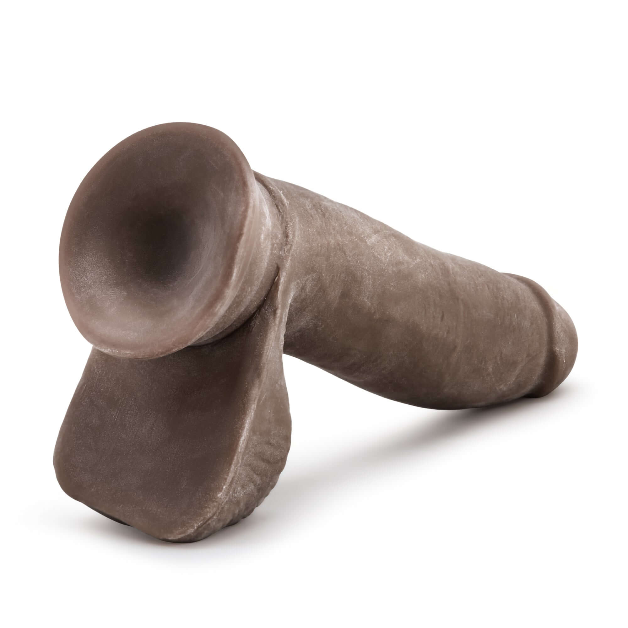 Au Naturel - 7 Inch Sensa Feel Dildo - Chocolate-6