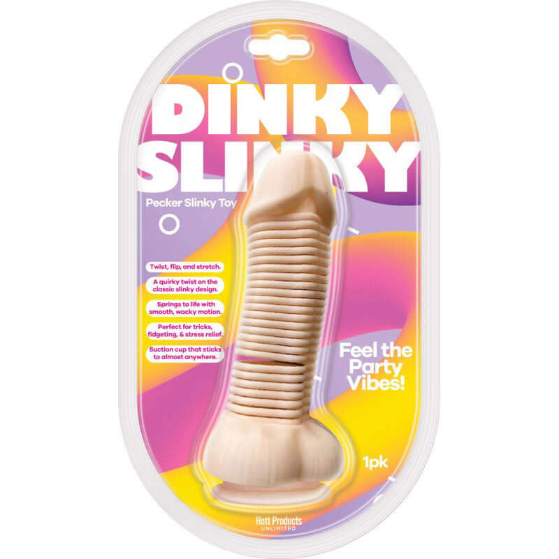 Dinky Slinky Pecker Spring Toy With Suction Cup-0