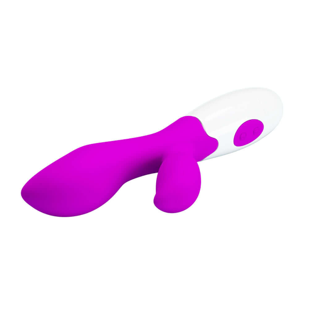 Pretty Love Newman G-Spot Vibrator in sleek purple silicone with modern design and ergonomic handle.