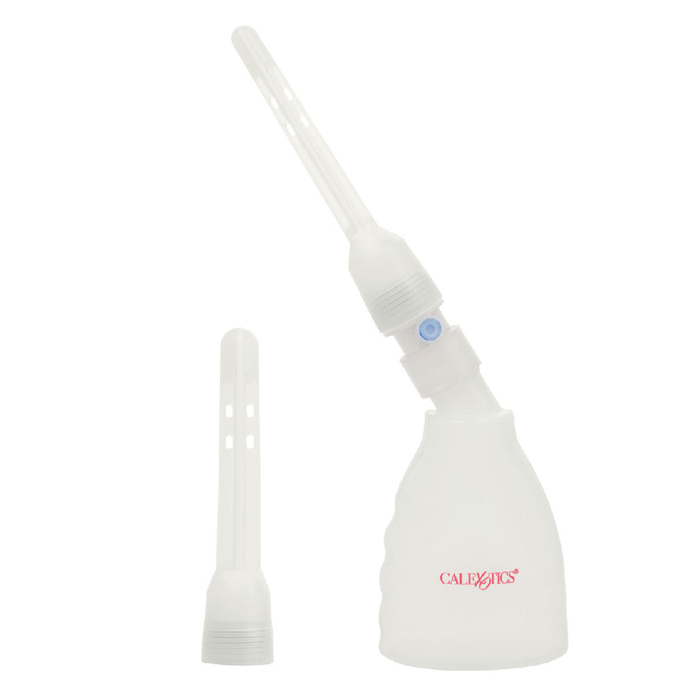 One-Way Ultimate Douche Clear with innovative one-way valve design for easy and controlled cleansing.