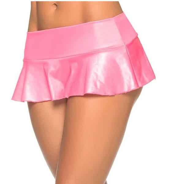 Wet Ruffle Skirt - Small/medium - Wet Pink-0