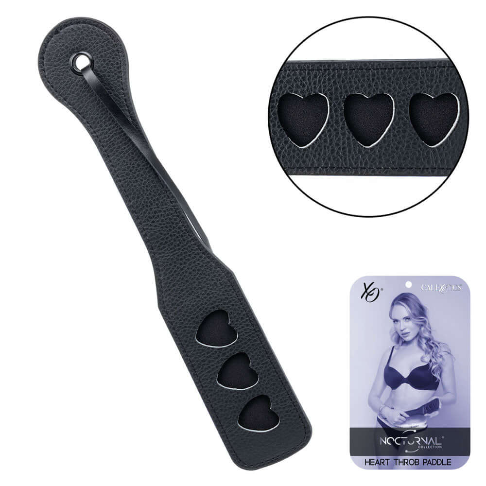 Nocturnal Collection Heart Throb Paddle - Black-3