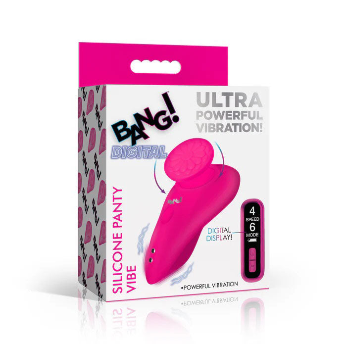 Silicone Panty Vibe With Digital Remote - Pink-0
