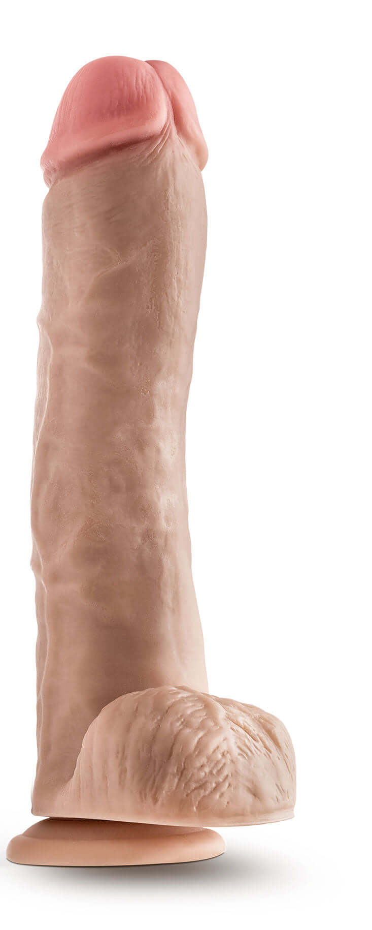 Dr. Skin - Mr. Savage - 11.5 Inch Dildo With Balls - Beige-3