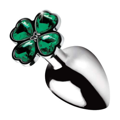 Lucky Clover Gem Anal Plug - Large-1