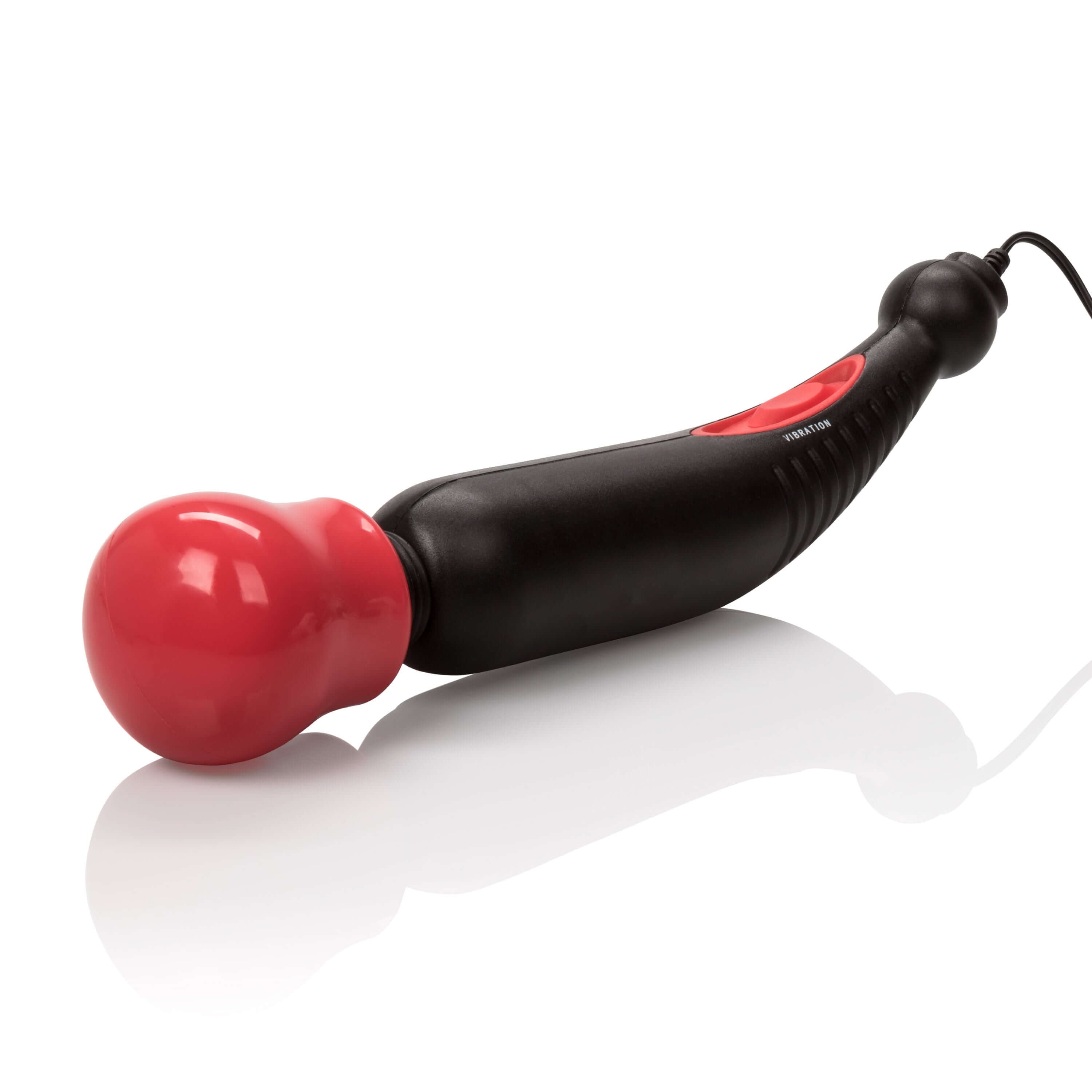 Miracle Massager 120 Volt Wand in black and red, designed for deep relaxation and full-body stimulation.