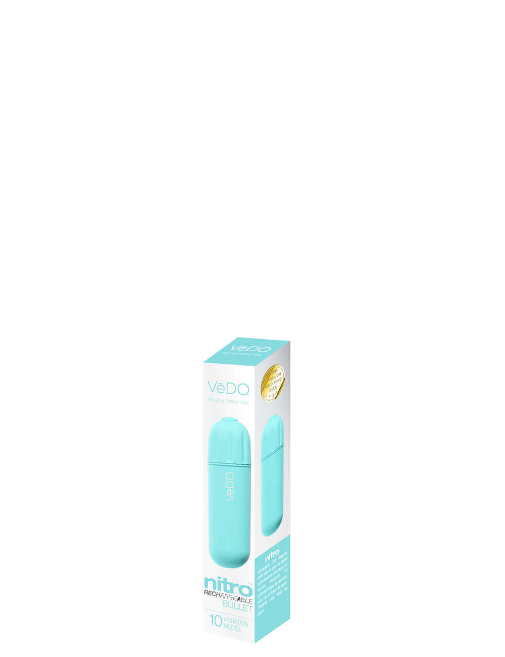 Nitro Rechargeable Bullet - Turquoise-0