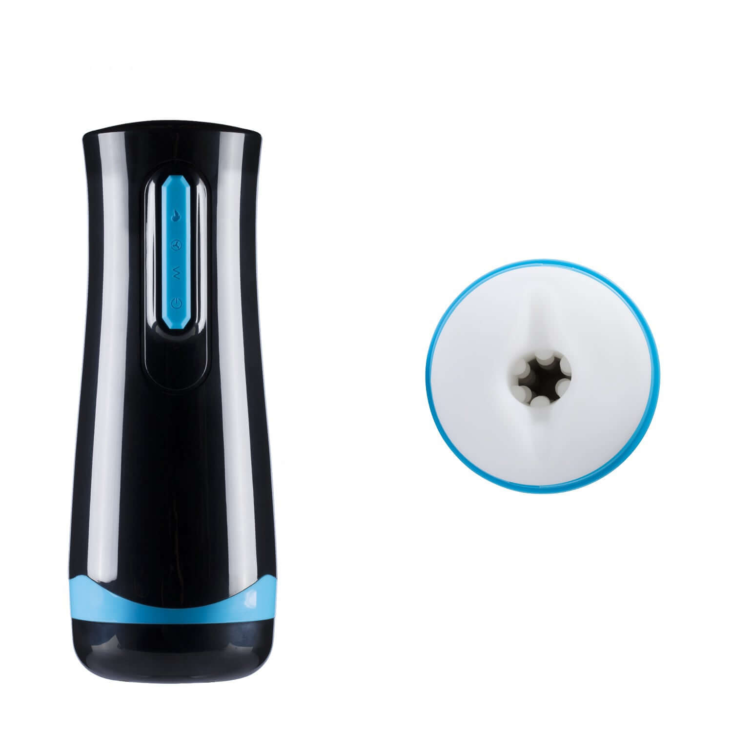 Honey Play Box Haven Electric Blowjob Masturbator showcasing its sleek design and unique suction opening.