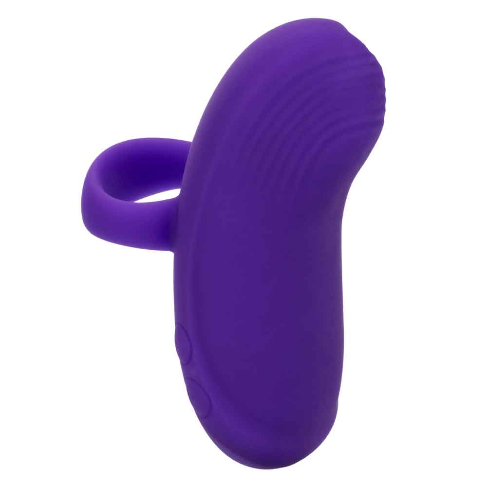 Envy Handheld Rolling Ball Massager - Purple luxury grip with rippled texture for enhanced stimulation