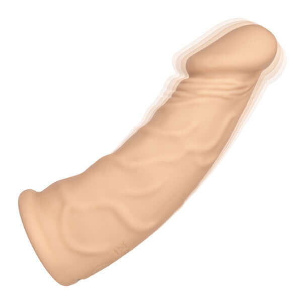 Performance Maxx Rechargeable Vibrating Extension 7" - Ivory-3