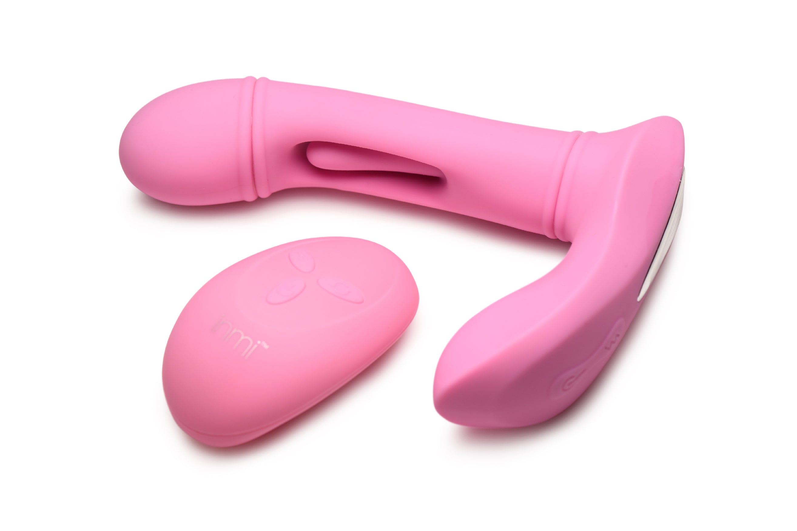 Flickers G-Flick Flicking G-Spot Vibrator With  Remote - Pink-0