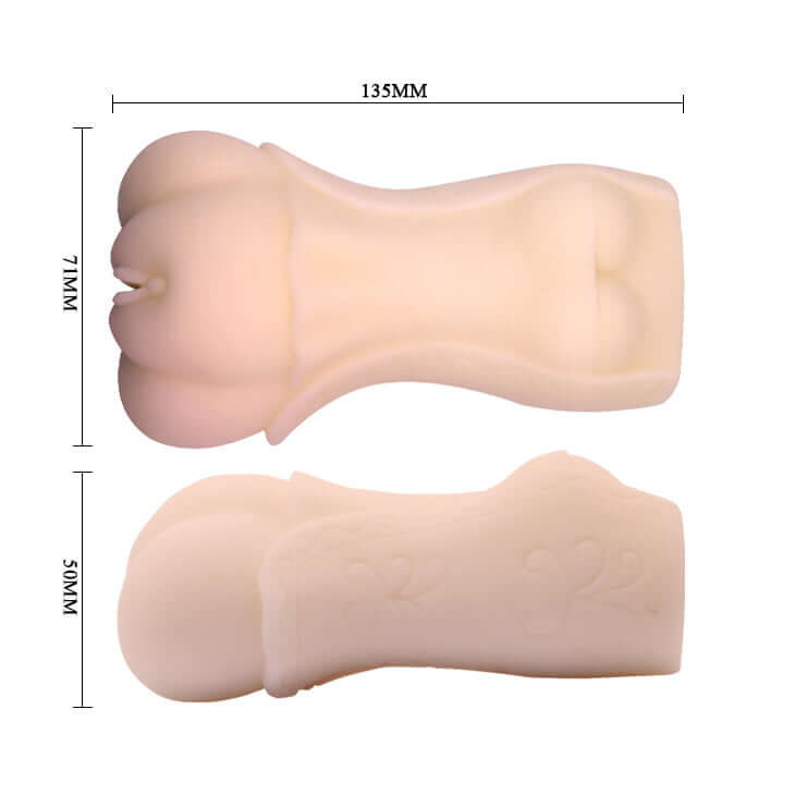 Crazy Bull No Lube Masturbator Sleeve Pussy Skin-Like Texture with realistic design and dimensions.