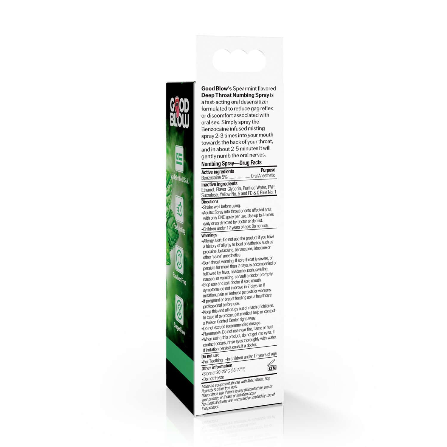 Deep Throat Spray 1oz - Spearmint-0