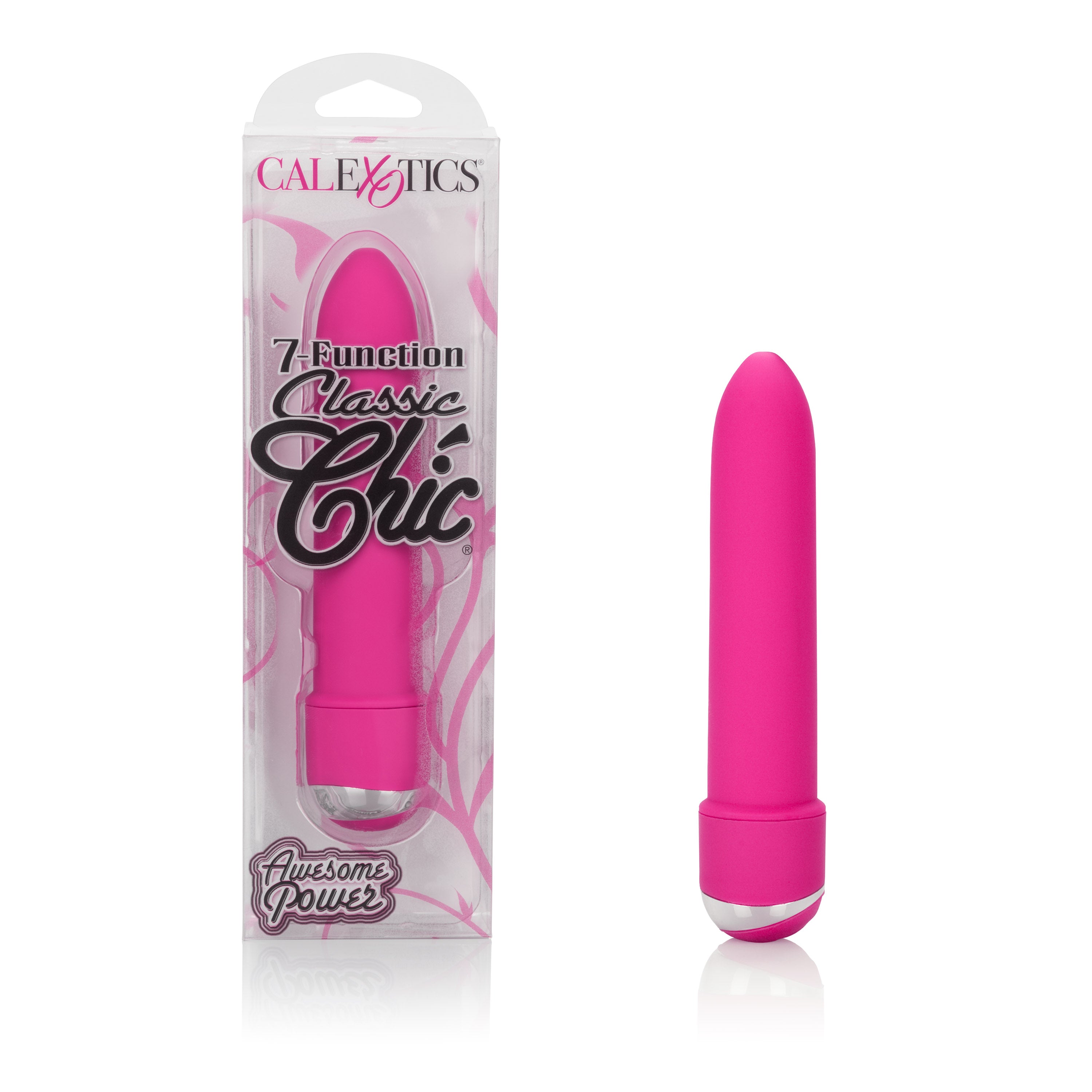 7 Function Classic Chic 4 Inches Vibe - Pink-0