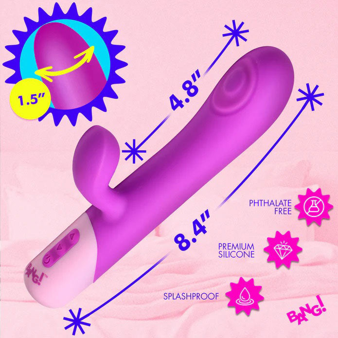 Clit Tapping Pulsing Rabbit - Purple-2