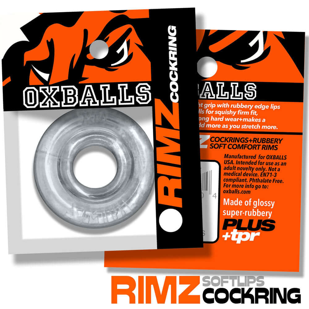 Rimz Big Single Ring - Clear-0