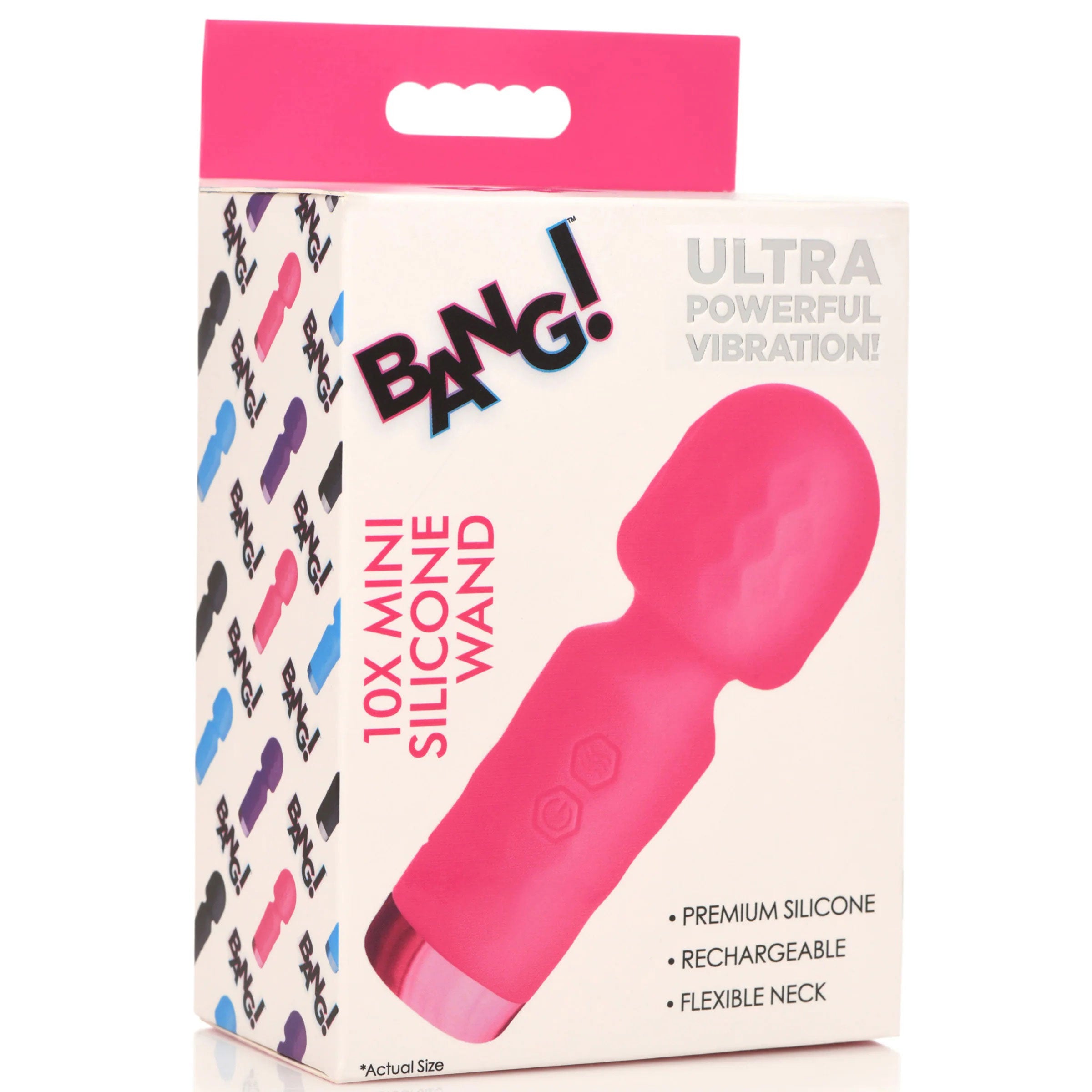 10x Mini Silicone Wand - Pink-1