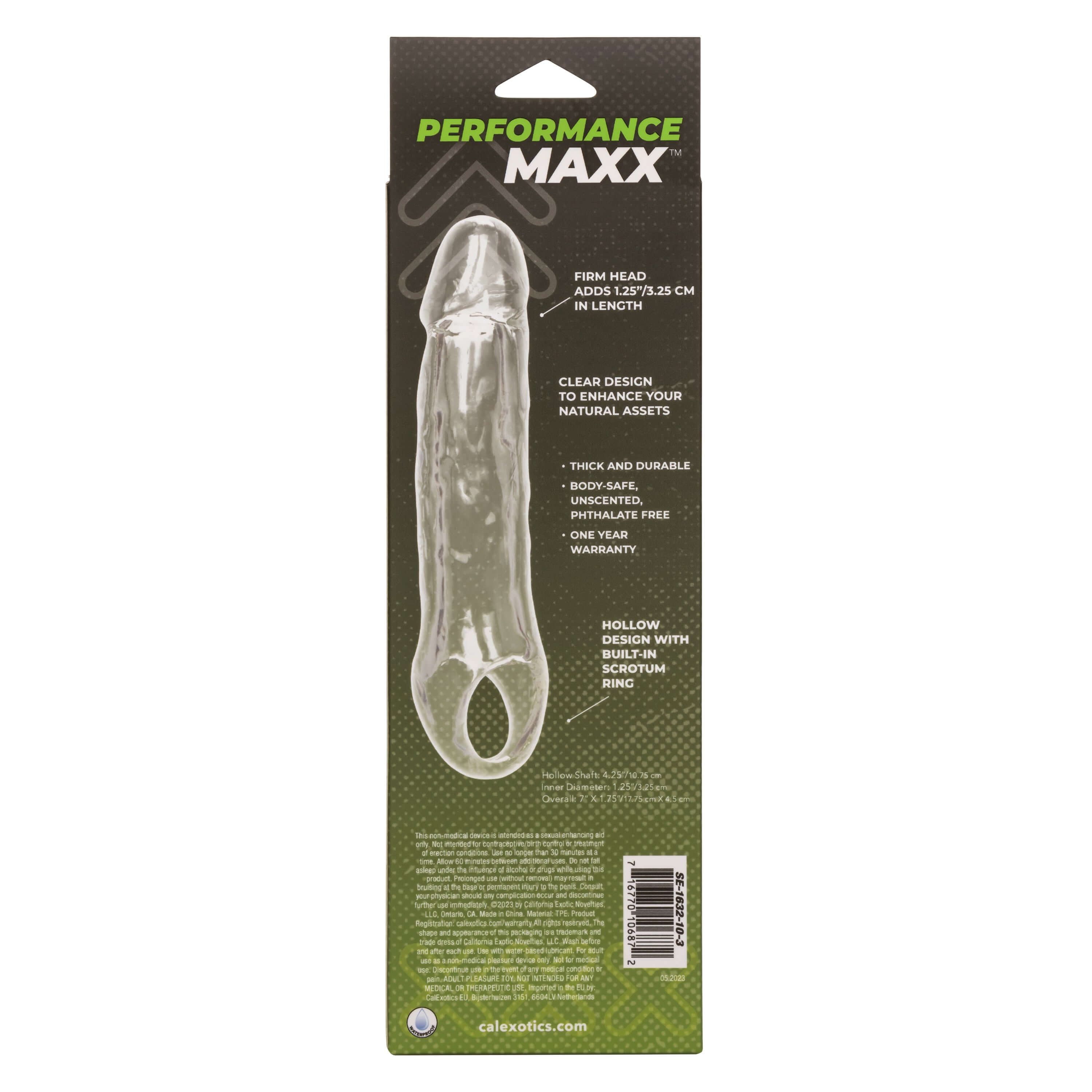 Performance Maxx Clear Extension - 5.5 Inch - Clear-1