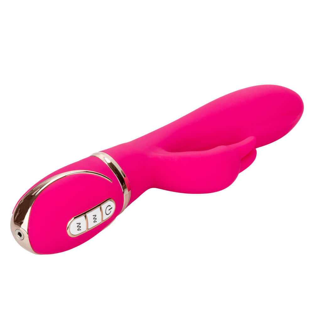 Jack Rabbit Signature Silicone Ultra-Soft Rabbit in vibrant pink color with advanced vibration technology.