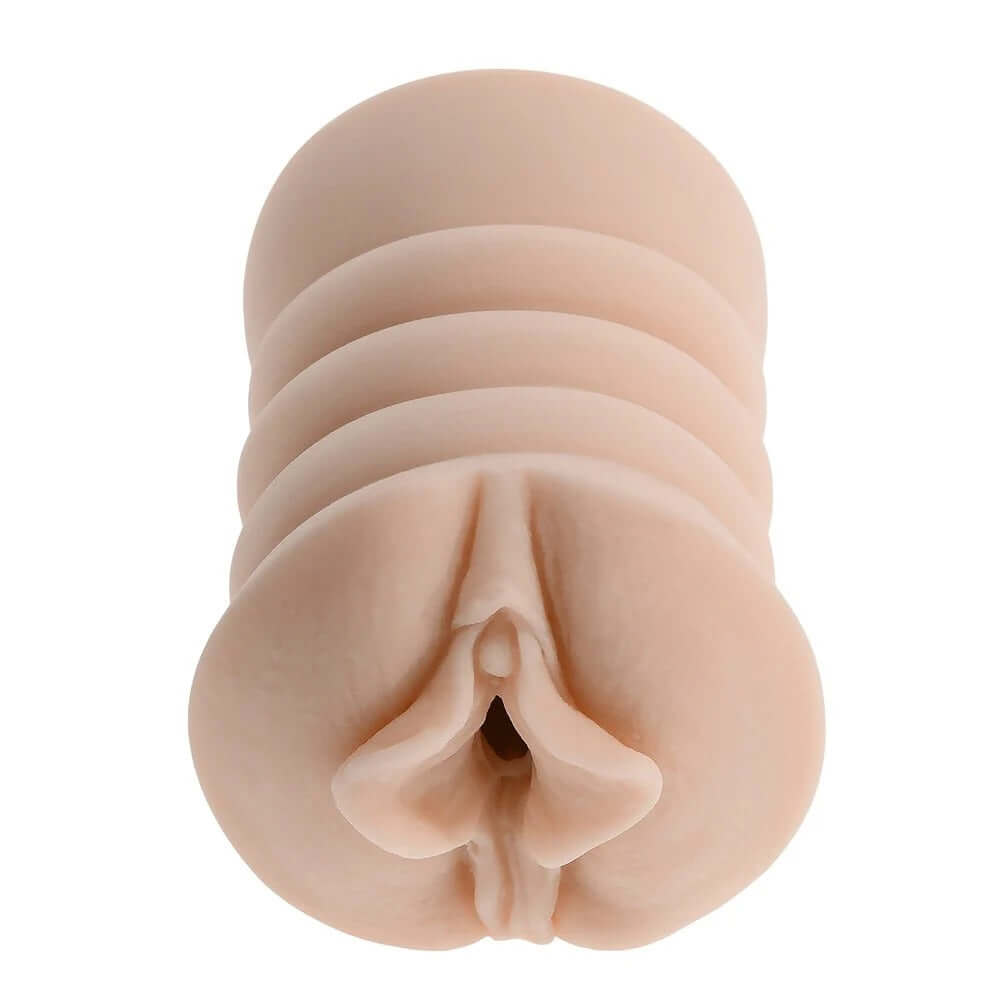 Dani Daniels Movie With Mini Vagina Stroker showcasing a compact, textured design for enhanced experience.