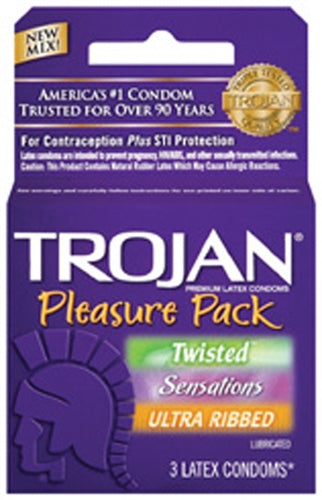 Trojan Pleasure Pack - 3 Pack