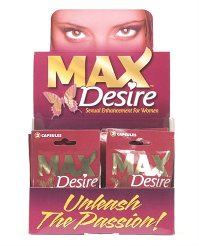 Max Desire - 24 Count Display - 2 Count Packets
