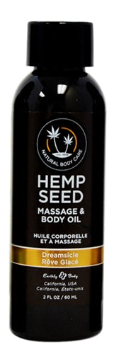 Hemp Seed Massage Oil - 2 Fl. Oz. - Dreamsicle