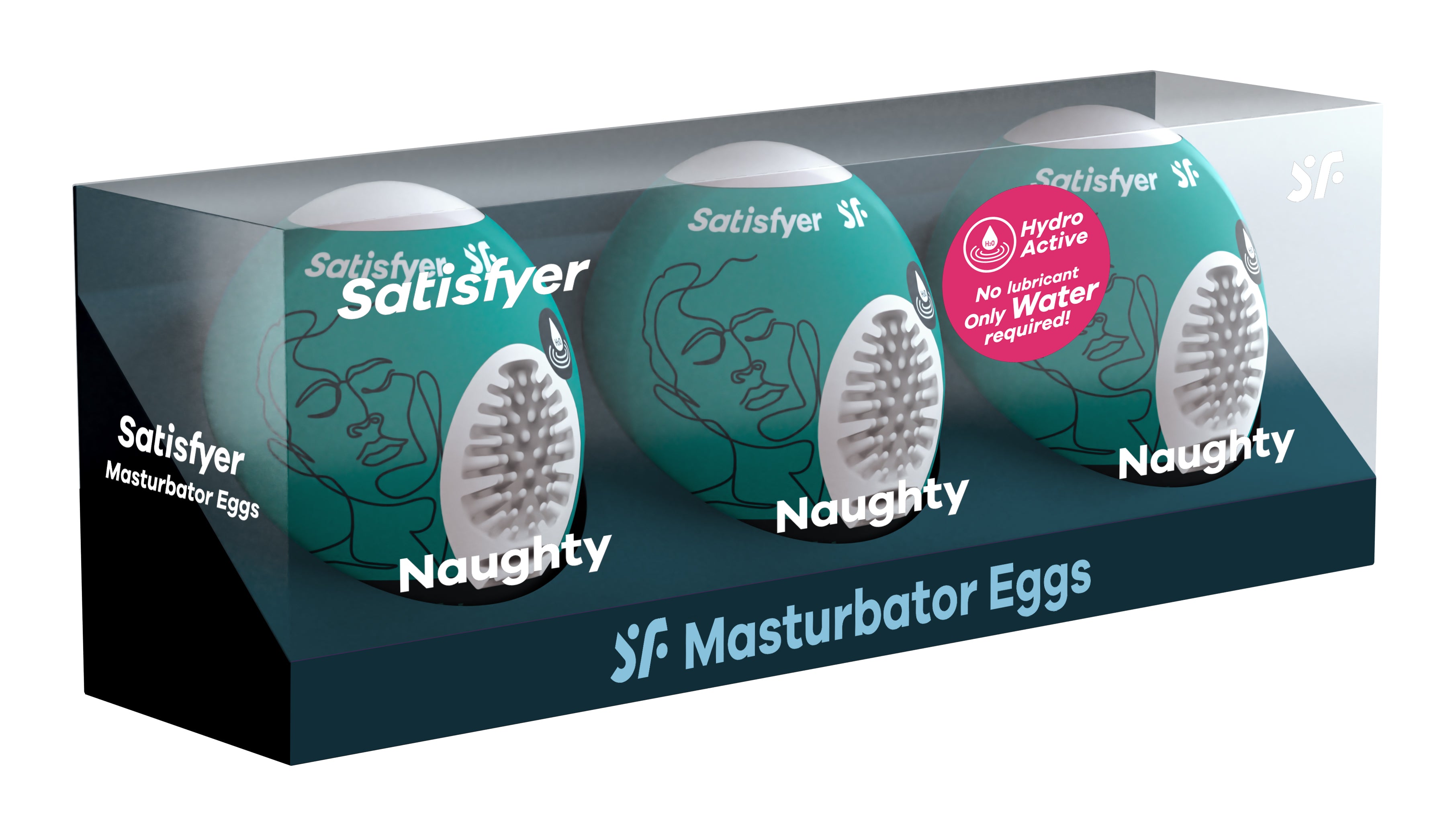 3 Pc Set Masturbator Egg - Naughty-0