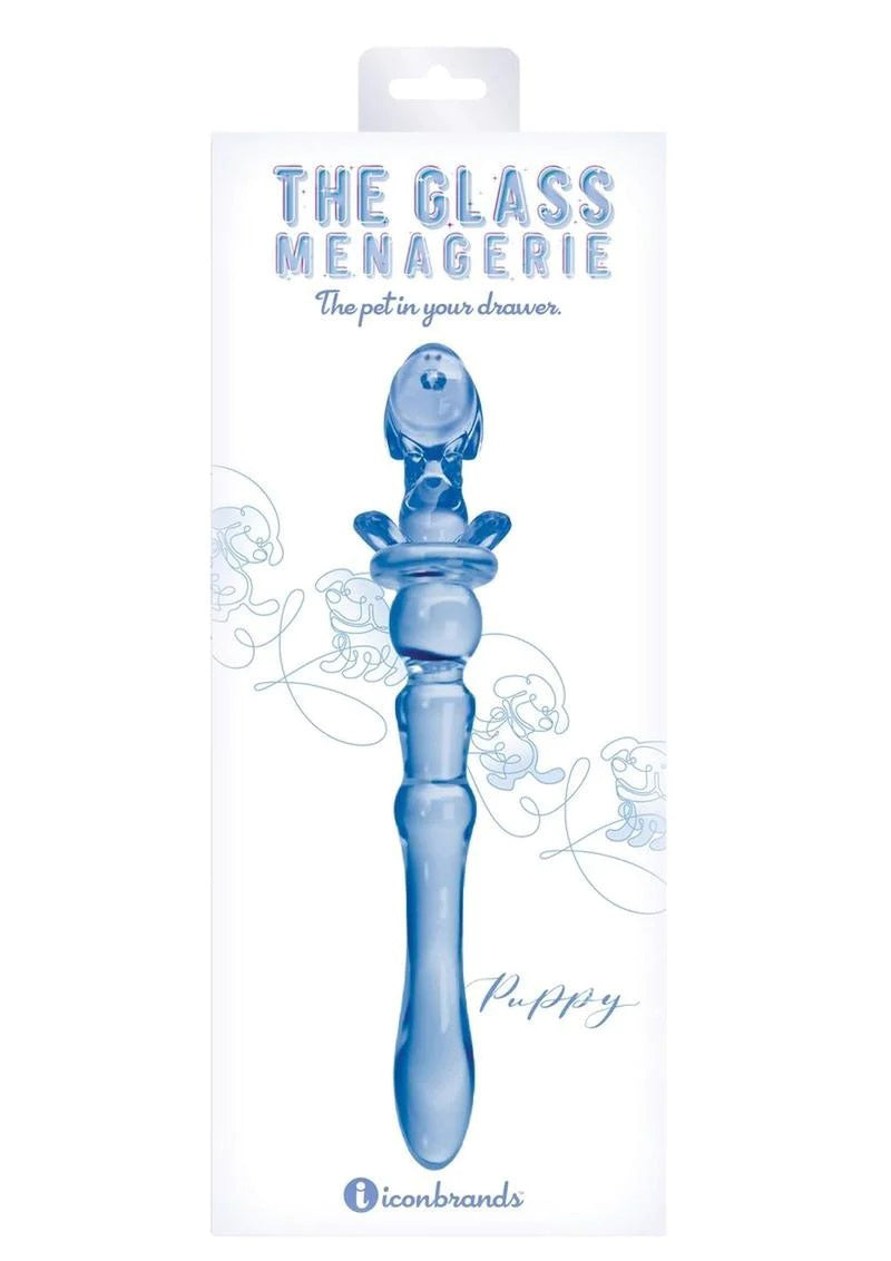 Glass Menagerie - Puppy Dildo - Blue-0